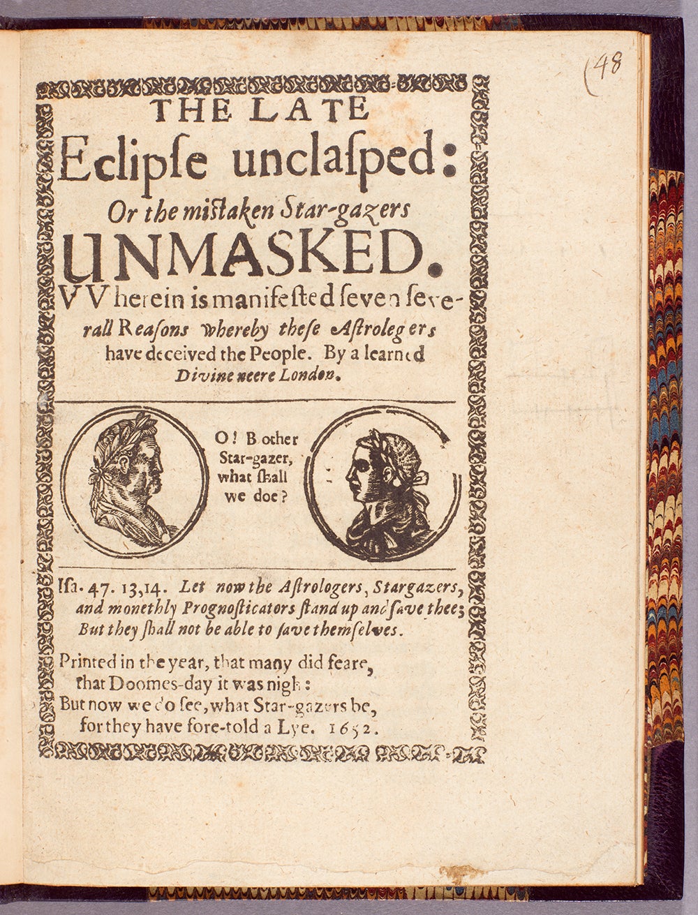 Imagen cortesía de Jay Pasachoff, vía el catálogo de la biblioteca The Huntington; en exhibición en el ArtCenter