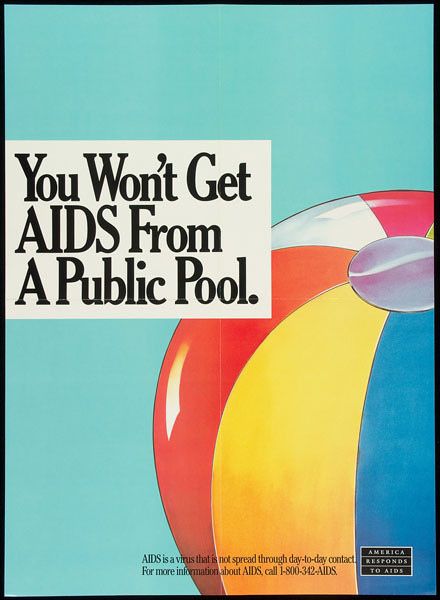 Cartel del CDC en los 80. WC