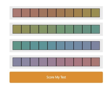 La prueba fácil. Pantallazo: Alex Cranz (X-Rite)