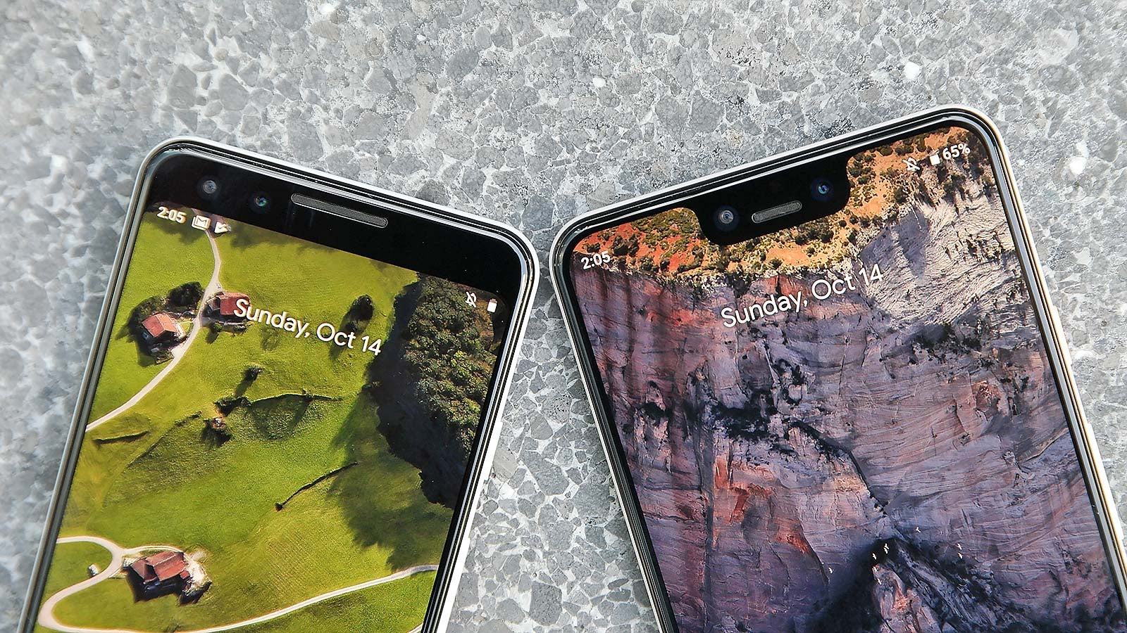 Pixel 3 vs Pixel 3 XL, con notch y sin notch