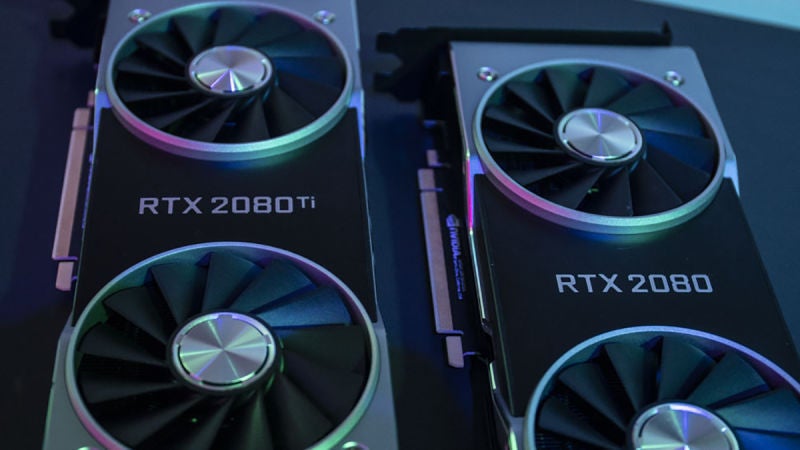 Nvidia RTX 2080 y 2080 Ti Foto: Alex Cranz (Gizmodo)