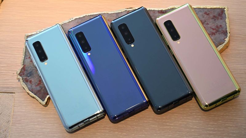 Hay cuatro colores diferentes para el Galaxy Fold Foto: Sam Rutherford (Gizmodo)