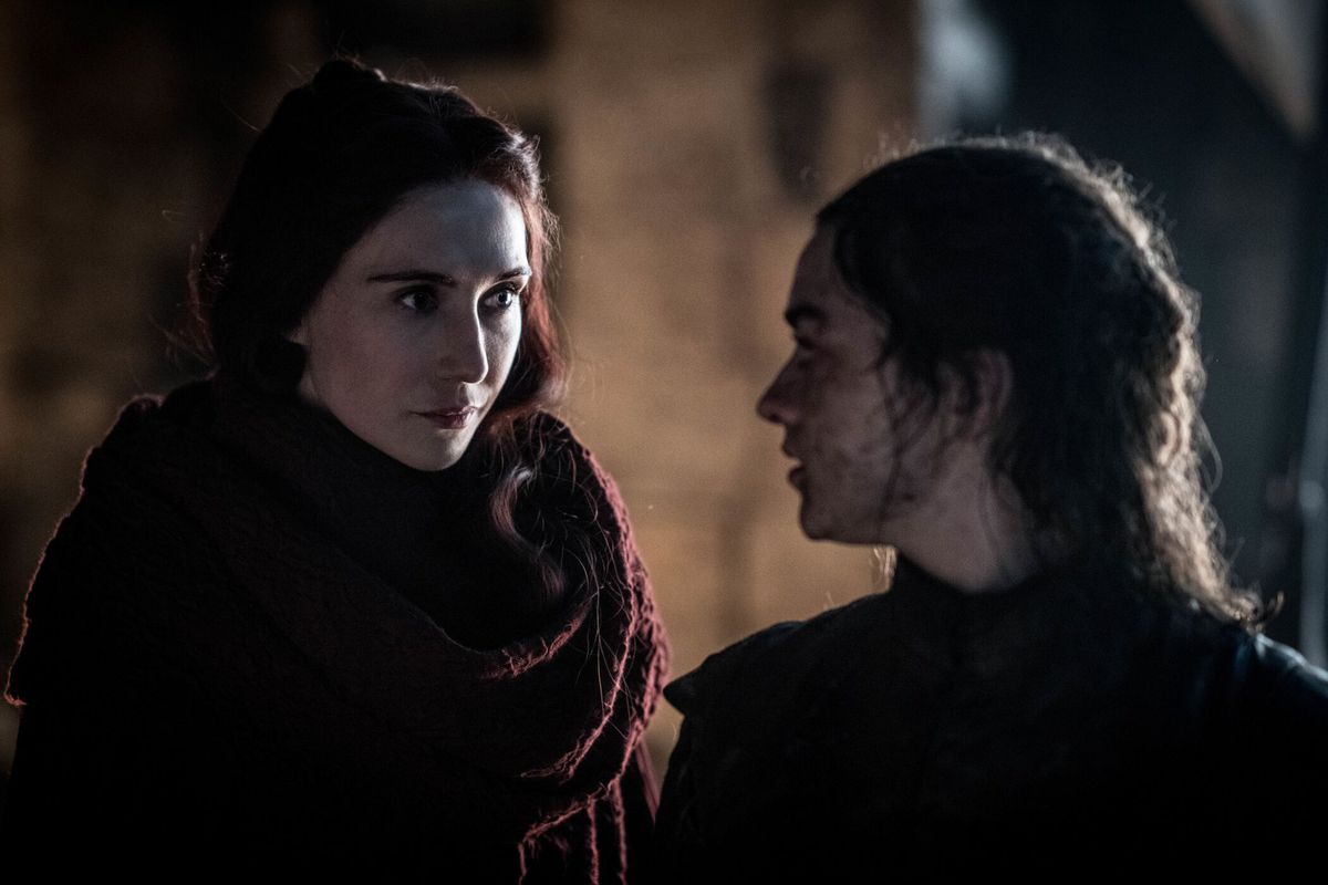 El reencuentro de Arya y Melisandre.
