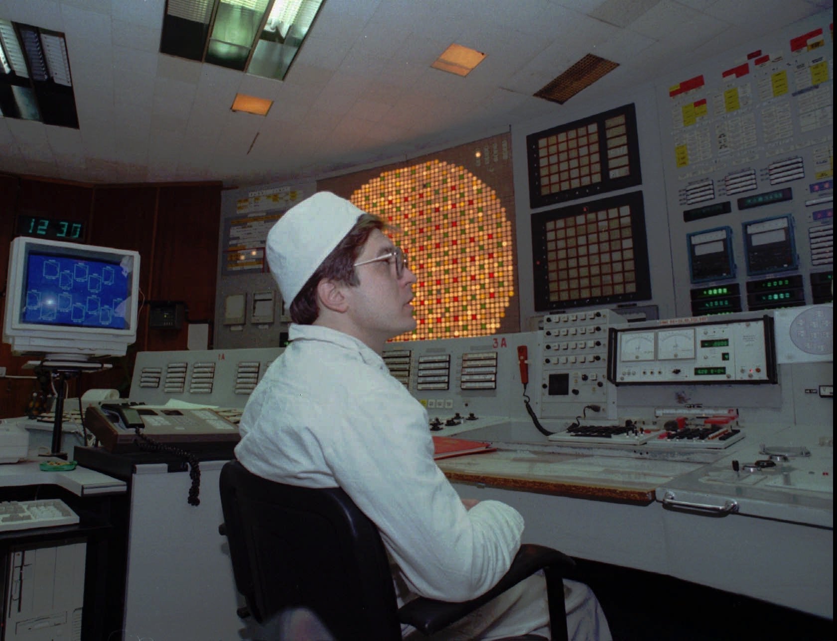 Image: Ingeniero trabajando en la planta de Chernobyl
