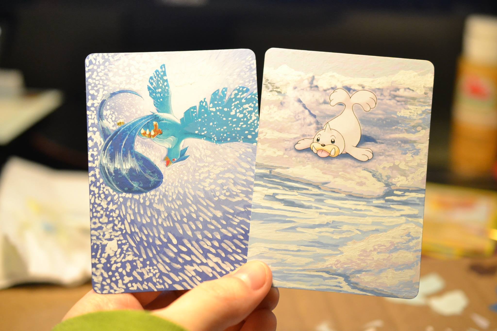 Articuno y Seel por Lunumbra.