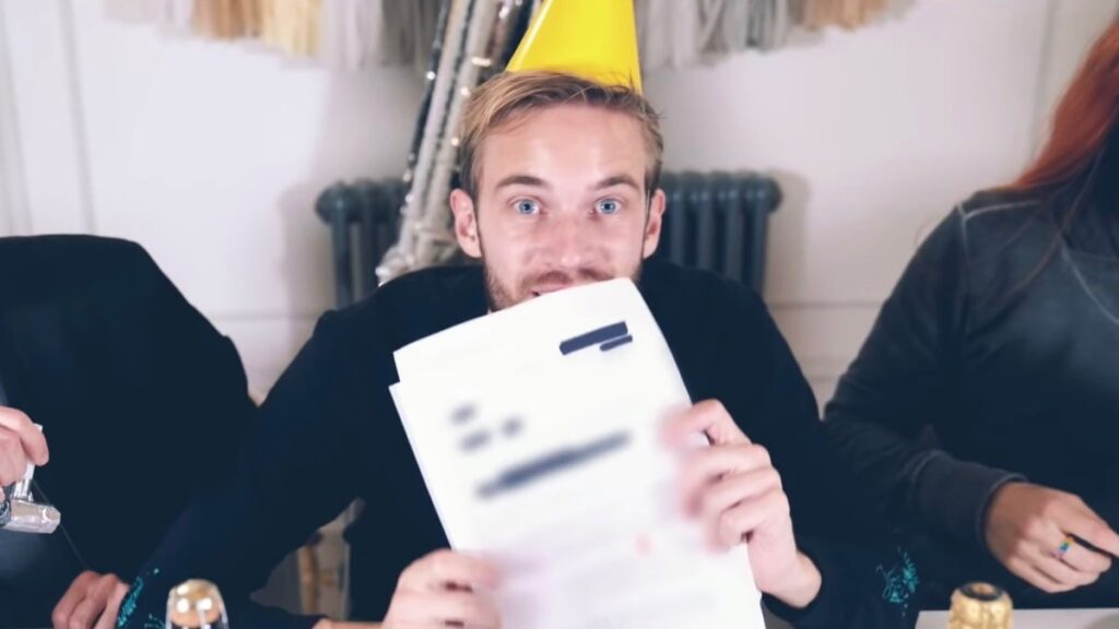 Screenshot: PewDiePie