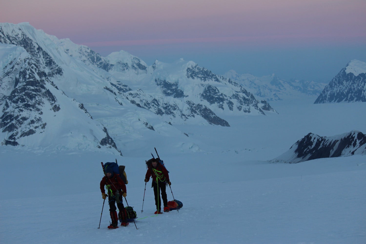 Image: Escaladores en Denali