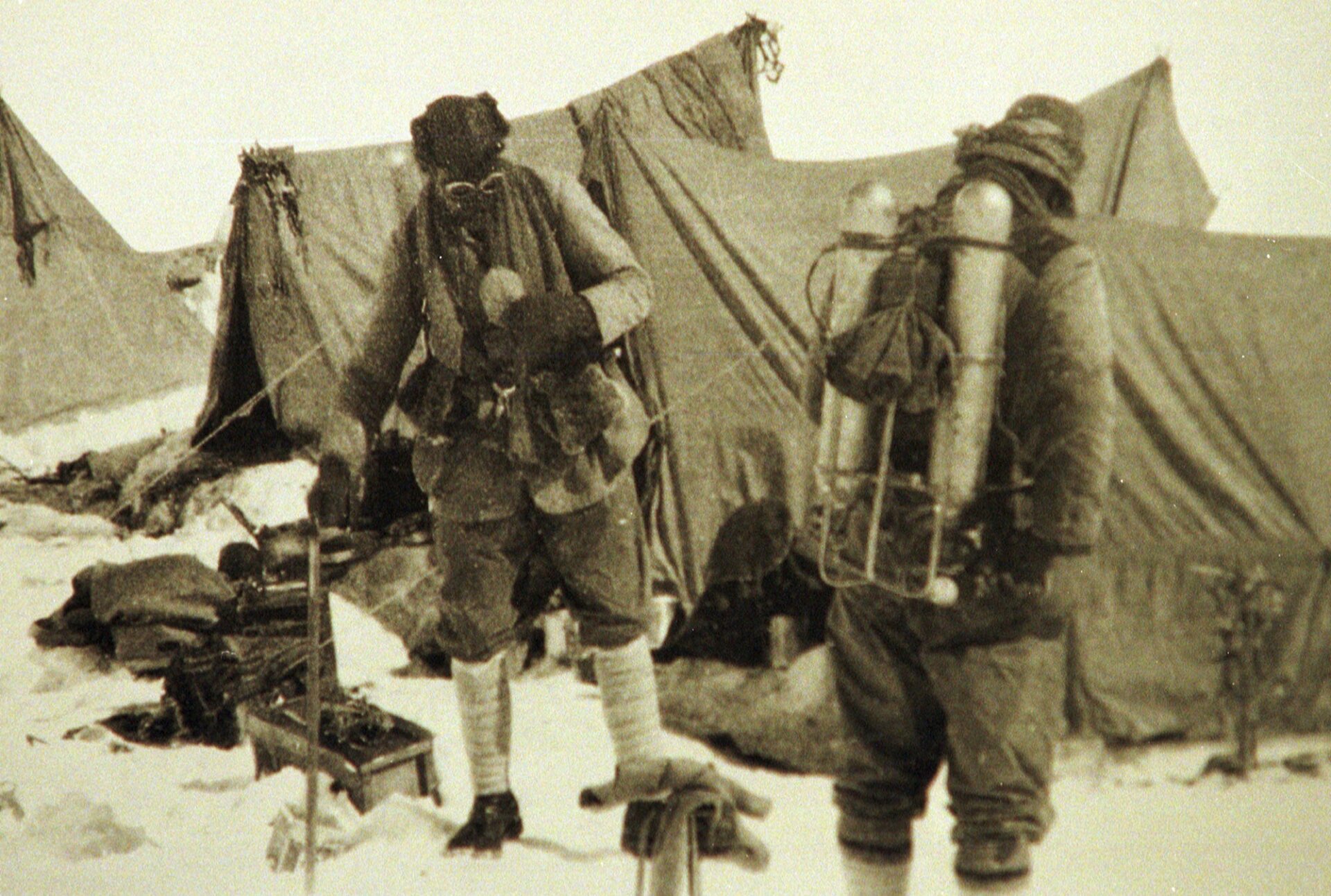 Image: Expedición de 1924 con George Mallory