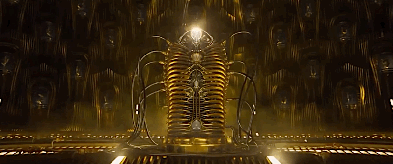 La cápsula que contiene a Adam, en la escena post créditos de Vol.2