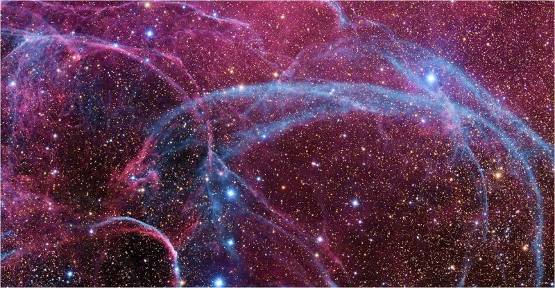 Remanente de una supernova en la Constelación de Vela.