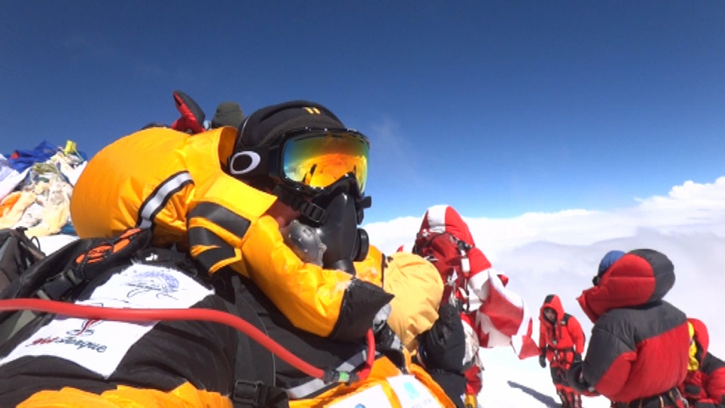 Cumbre en Everest