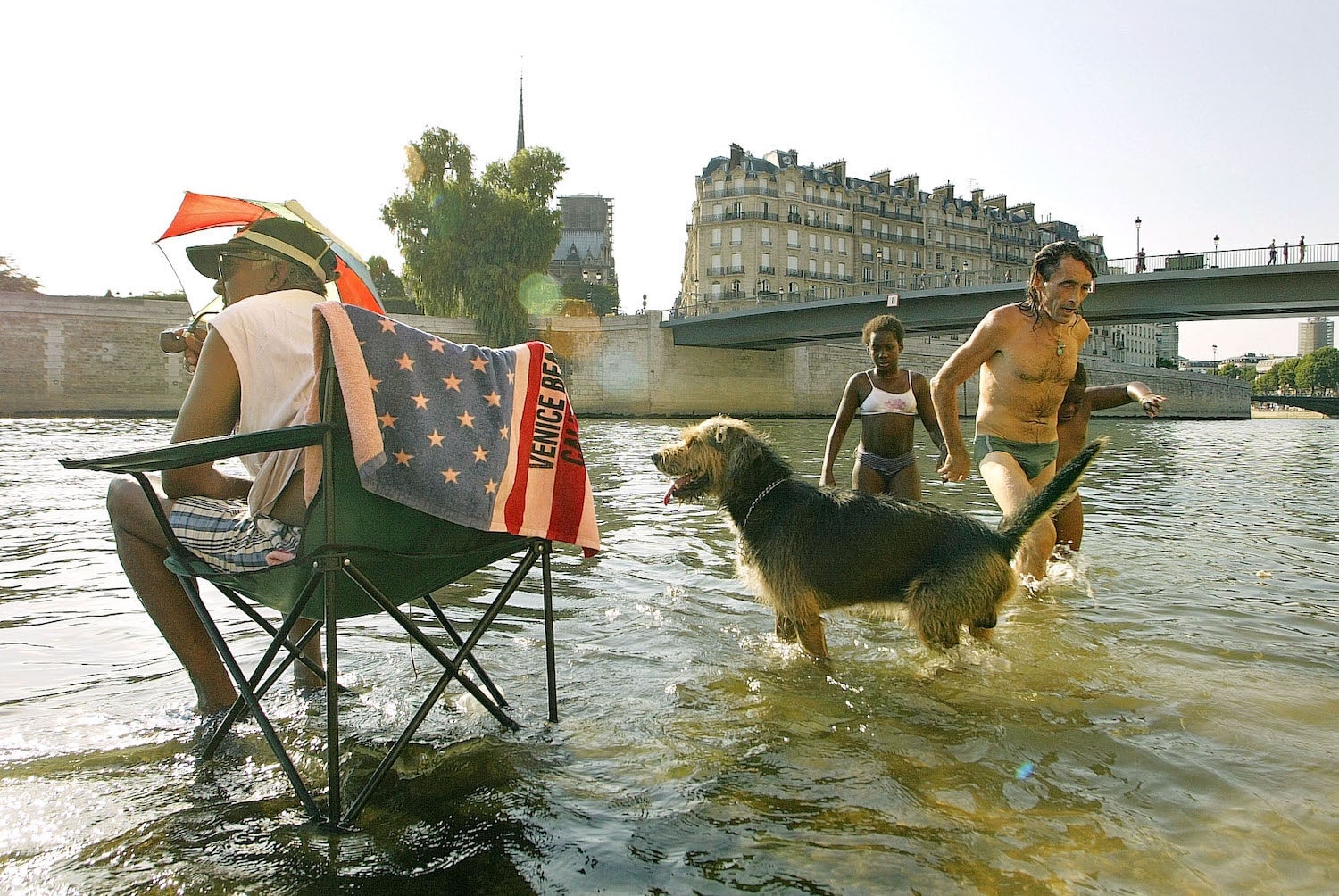 Image: Francia durante la ola de calor de 2003