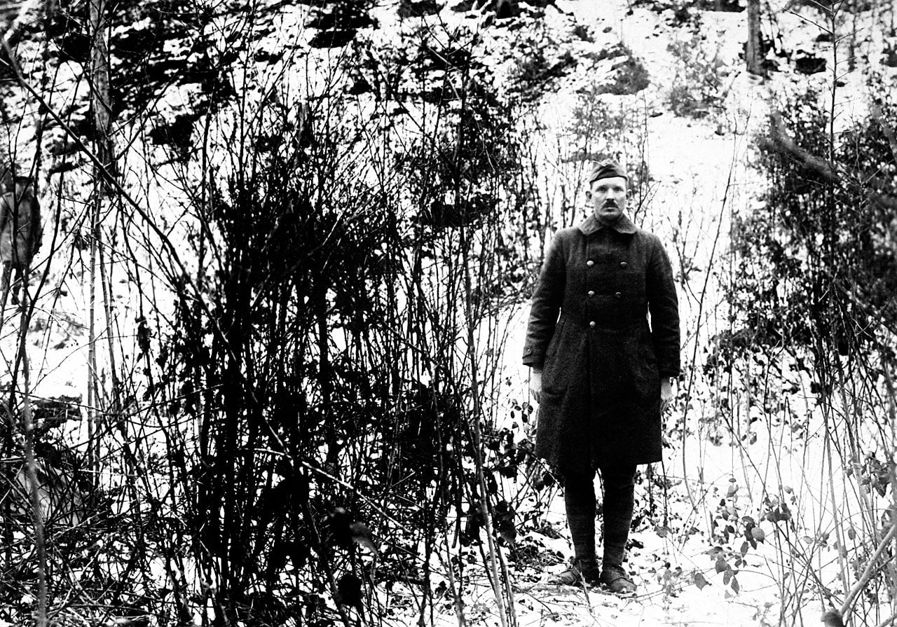 Image: York en la colina donde sus acciones le valieron la Medalla de Honor (1919