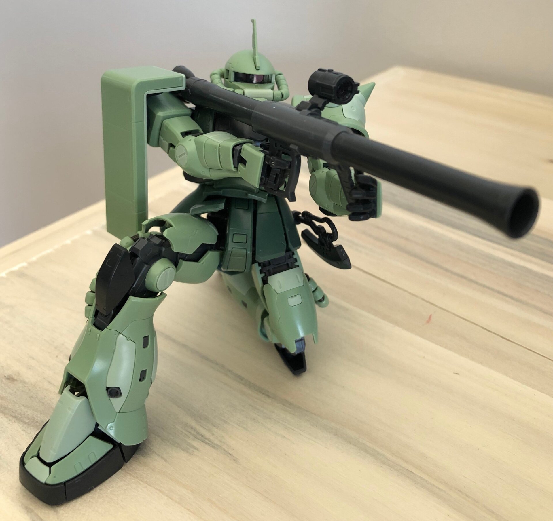 El clásico Zaku II, de Zeon.