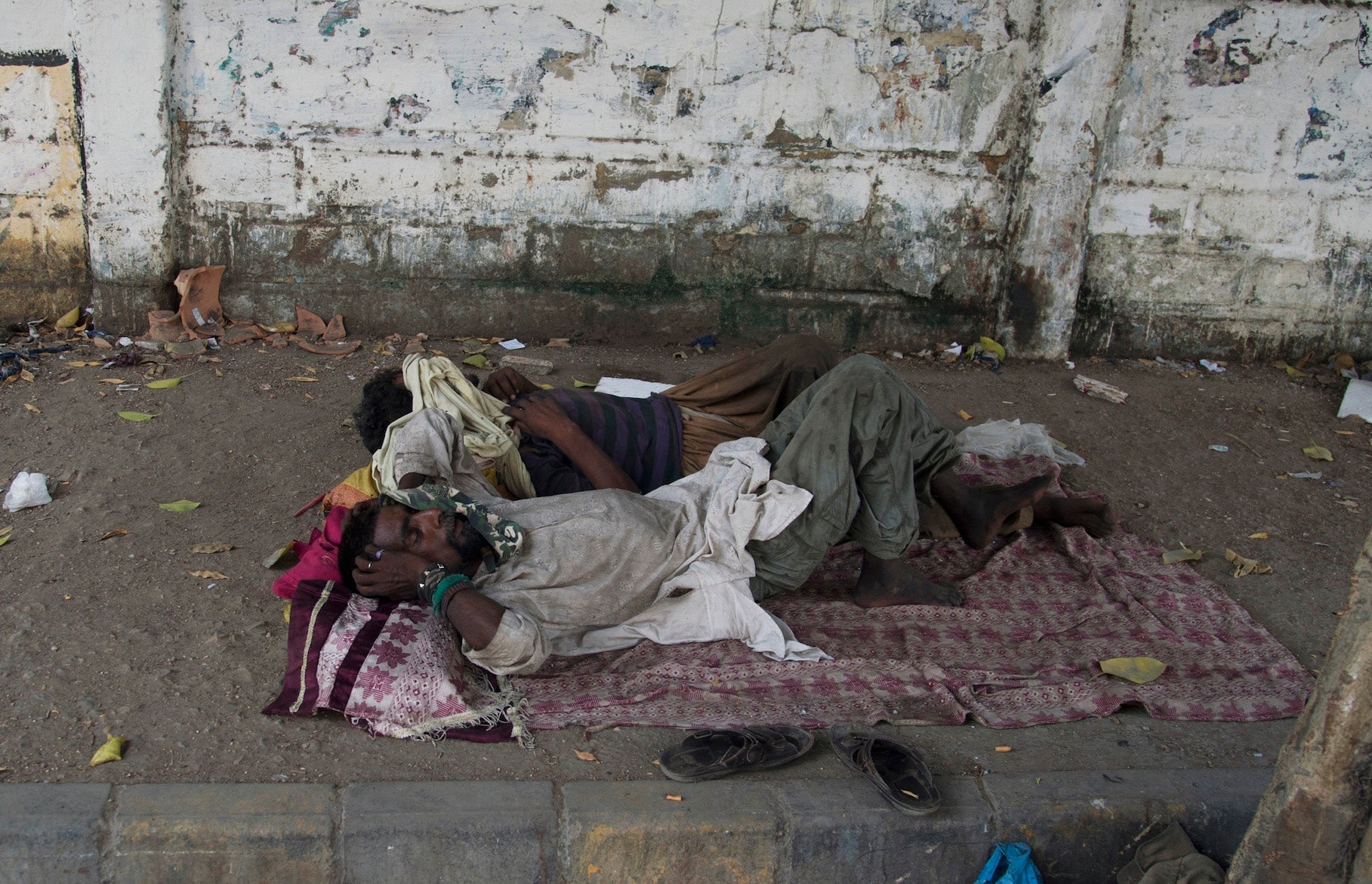 Image: Karachi durante la ola de calor de 2015
