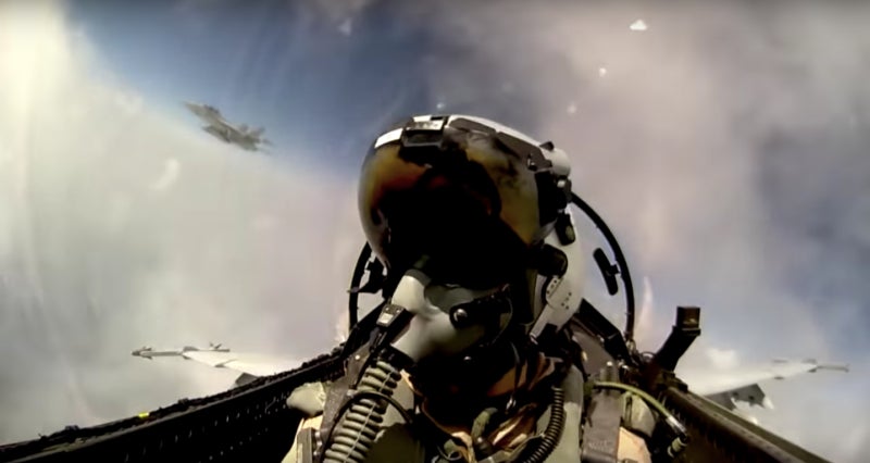 Un casco real JHMCS.