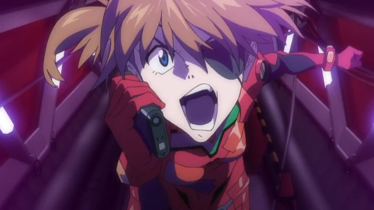 El parche de Asuka es mi parte favorita de estas películas.