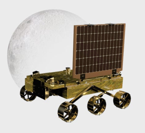 El rover Pragyan Imagen: ISRO