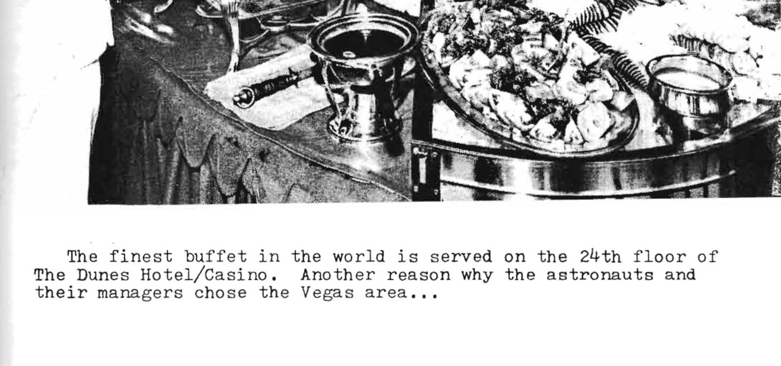 Screenshot: Foto y leyenda en el libro de 1974 de Bill Kaysing