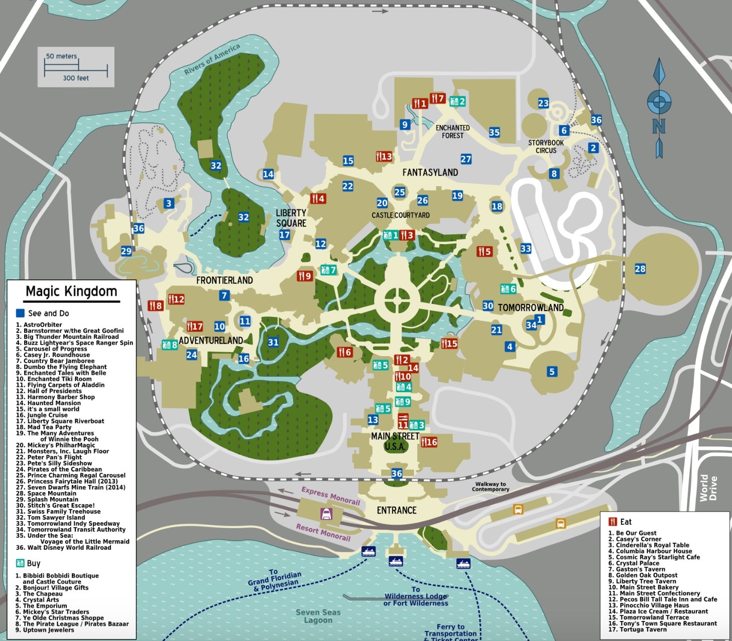 Mapa de Disney World