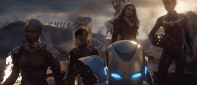 El equipo de superheroínas que se formó brevemente en Avengers: Endgame.