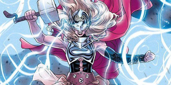 Jane Foster como Mighty Thor en los cómics.