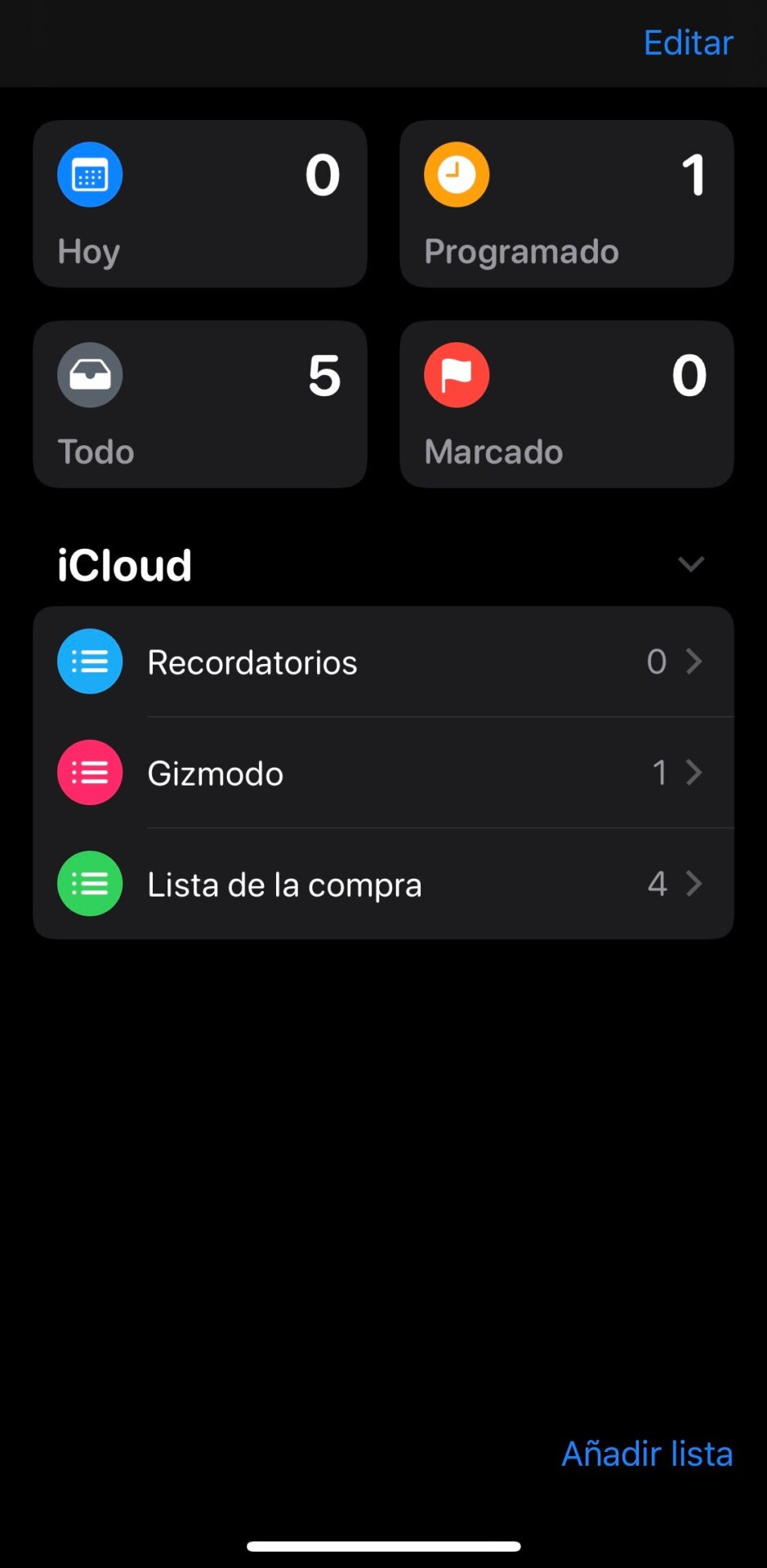 Screenshot: Gizmodo en Español