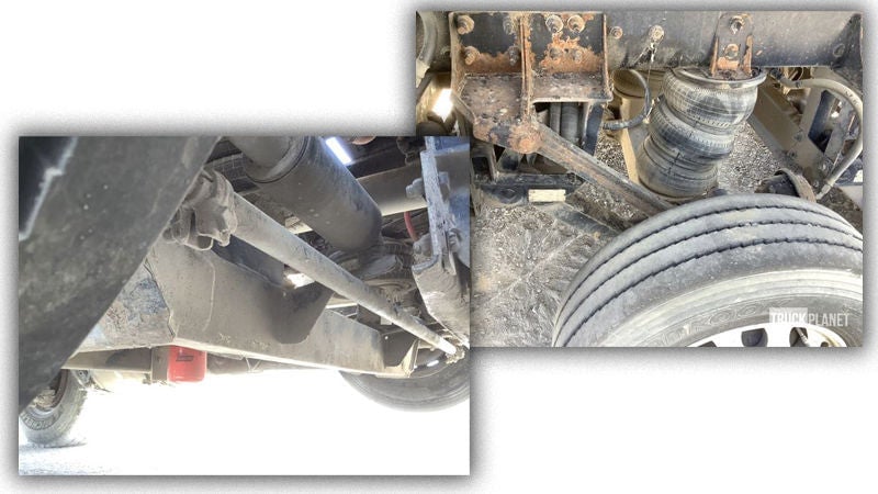 Photo: Dos ángulos de uno de los ejes de caída de este Sterling