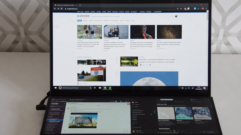Cuando bloqueas la pantalla las aplicaciones vuelven a la pantalla principal, ignorando la distribución que tenías previamente. GIF: Julio Cerezo