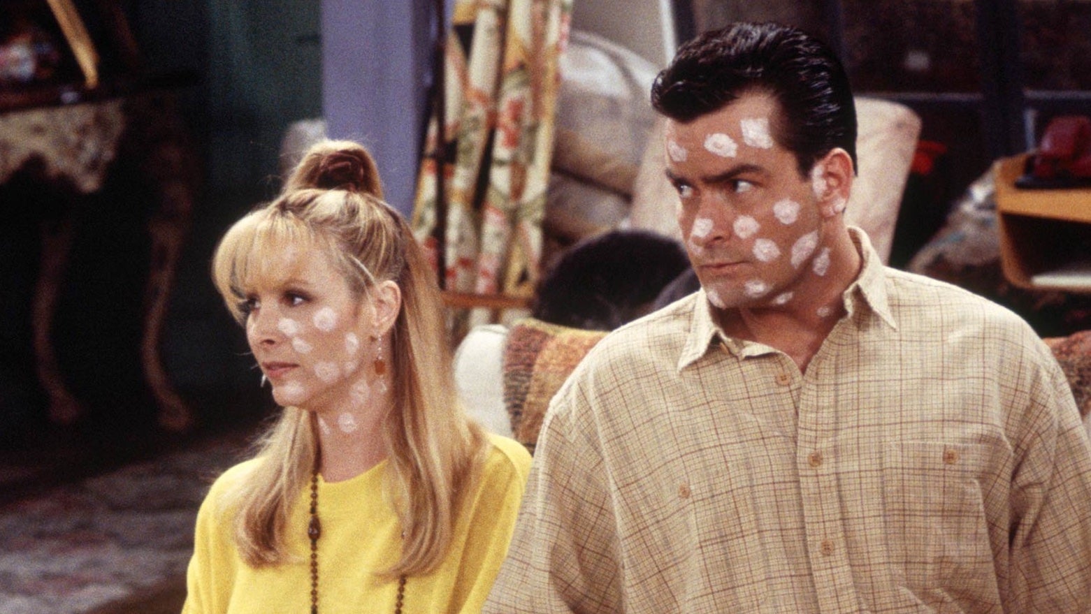 Charlie Sheen en Friends