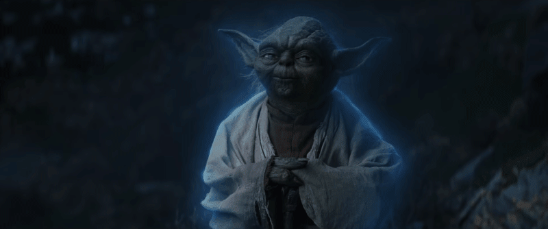 Yoda es el Fantasma de la Fuerza más poderoso que conocemos. Imagen: Lucasfilm