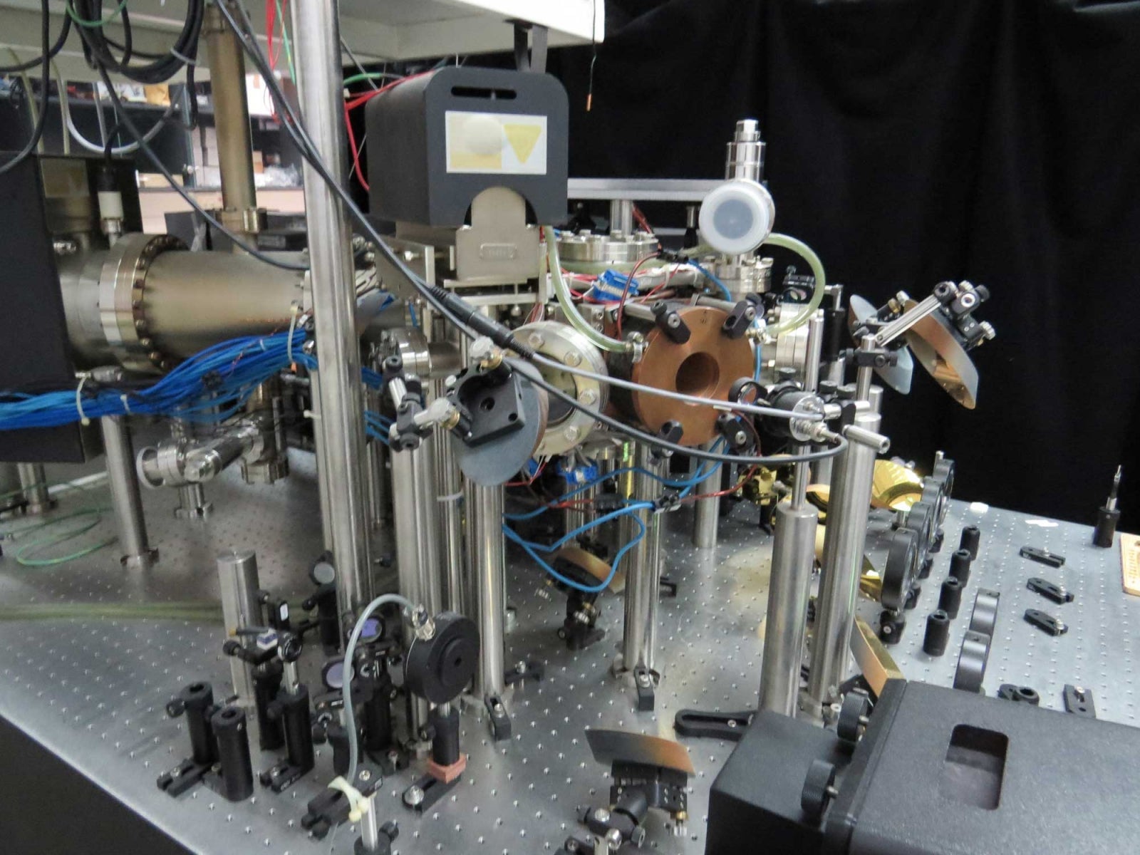 Cámara de vacío del experimento de Jeff Steinhauer