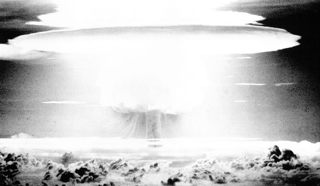 Image: Nube de hongo de la explosión de Castle Bravo