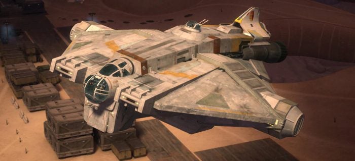 La nave Ghost en Star Wars Rebels.