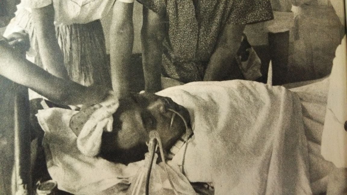 Image: Kuboyama Aikichi unos días antes de morir