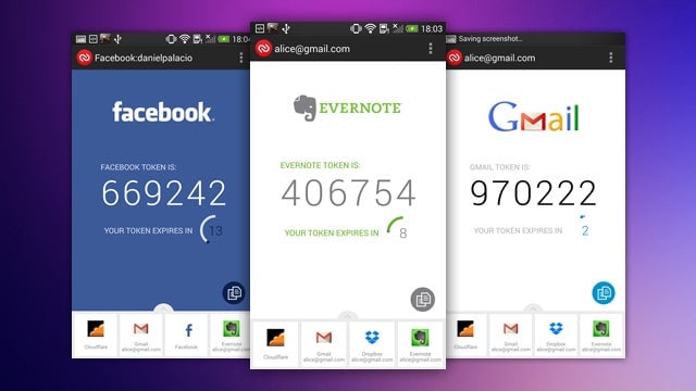 Es buena idea tener una aplicación de autenticación de un tercero, como Authy.