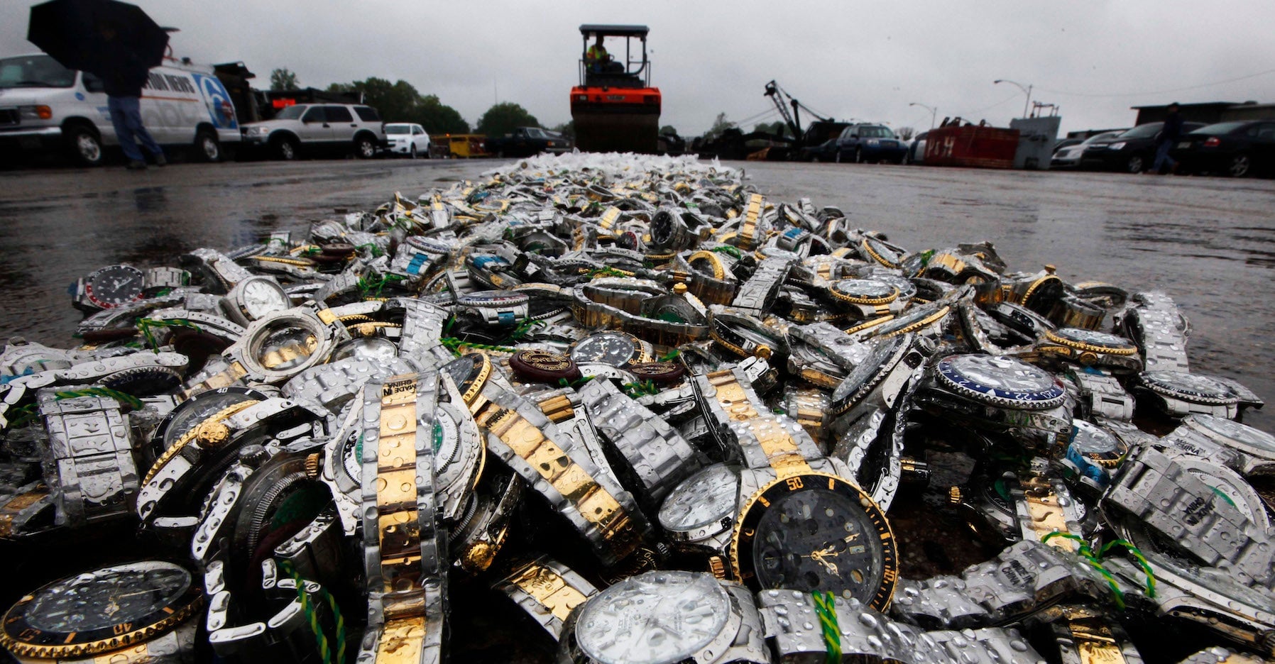 Image: Rolex falsos confiscados