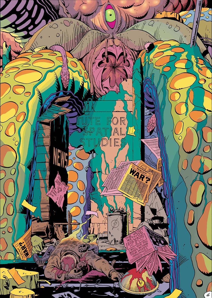 Así es era el calamar gigante que Ozymandias arrojó sobre Nueva York.