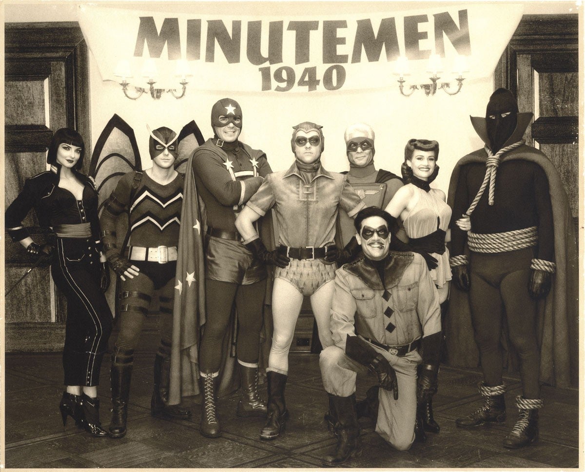Los Minutemen, en la película de Watchmen.