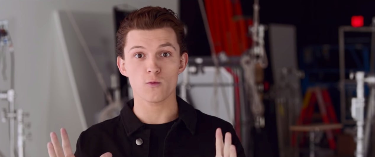 El discursito de Tom Holland advirtiéndote de que el tráiler de Far From Home tiene spoilers es el ejemplo típico de cortinilla.