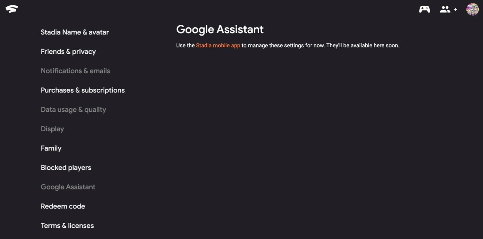 En gris podemos ver todas las opciones que aun no están disponibles. Captura: Google Chrome