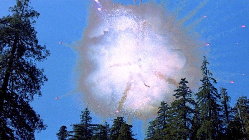 Endor solo recibió el espectáculo de luces y no la destrucción. ¡Qué bien!