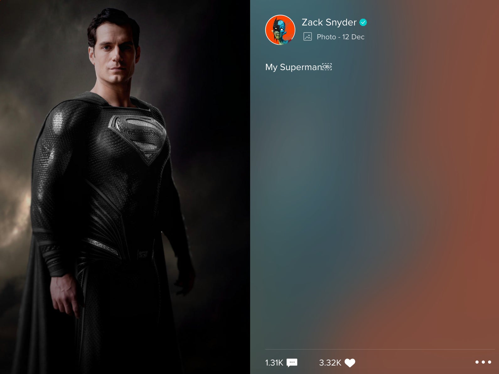 Image: Zack Snyder / Vero