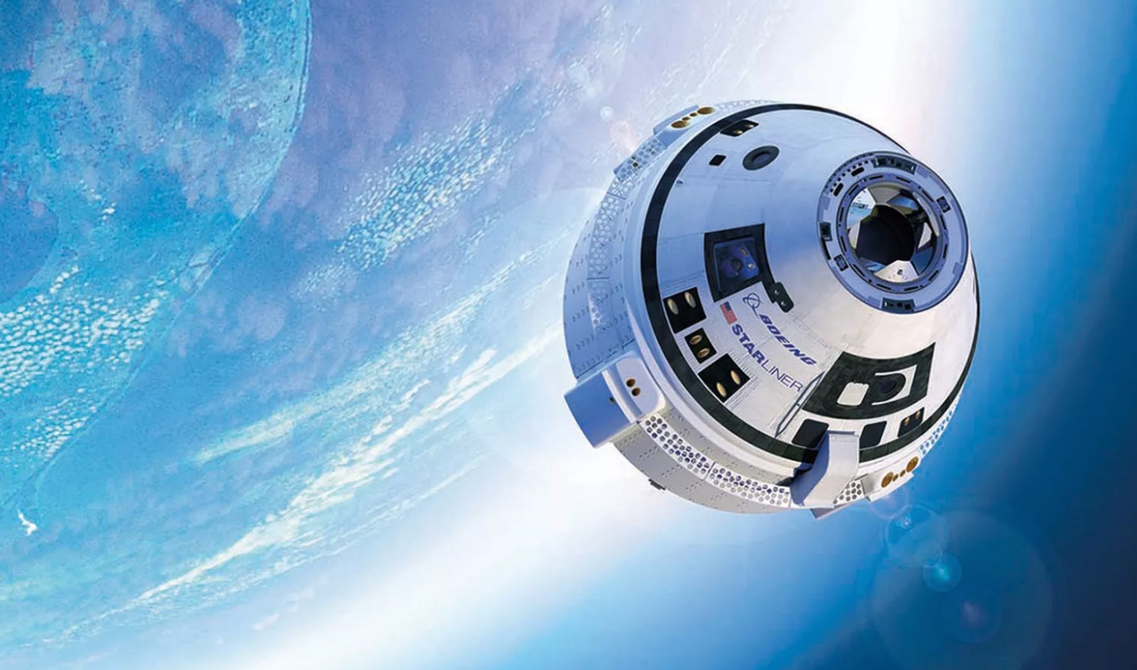 La nave CST-100 Starliner.Imagen: Boeing