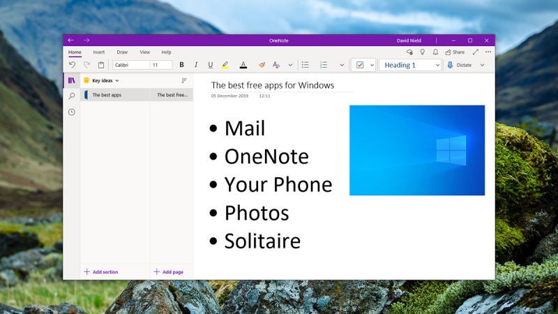 Screenshot: