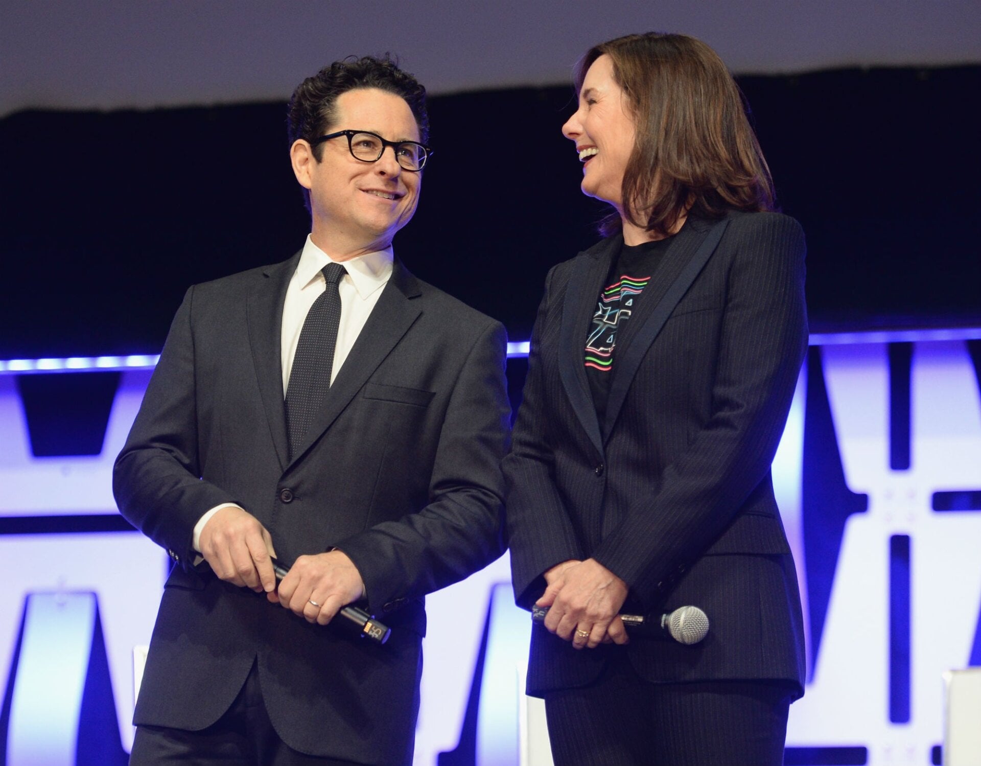 J.J. Abrams y Kathleen Kennedy.
