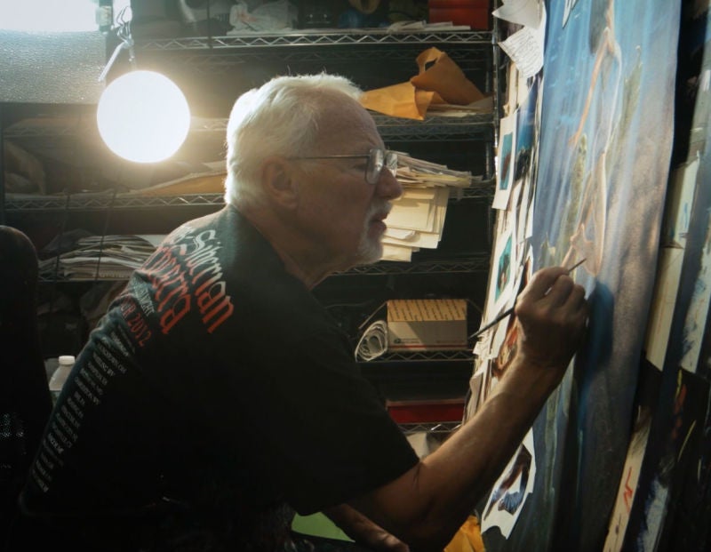 Photo: Greg Hildebrandt trabajando