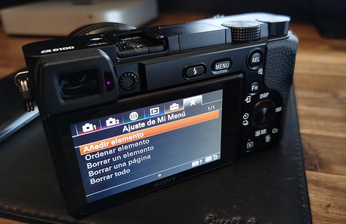 Aspecto de la pestaña Mi Menu.