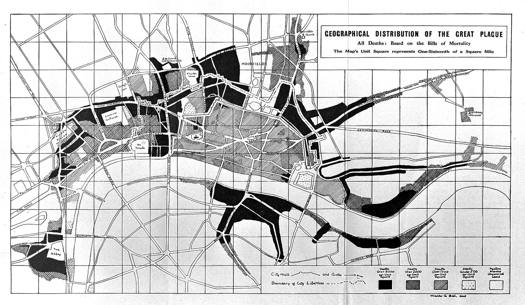 Image: Distribución geográfica de la Gran Plaga