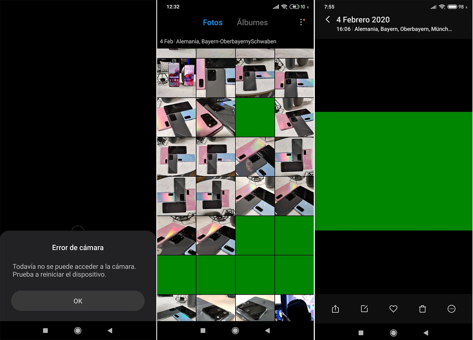 La app de cámara del Xiaomi Mi Note 10 se estresó durante este evento.
